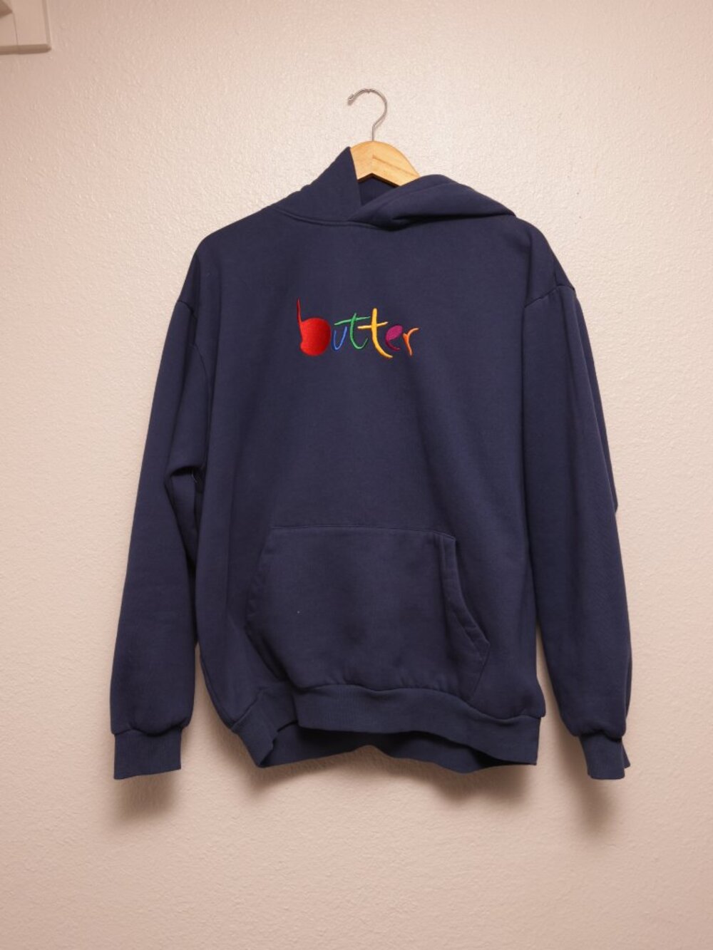Butter Goods Navy Art Pullover Hood (XL)